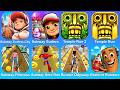 Subway Surfers City,Subway Surfers,Temple Run 2,Temple Run,Subway Princess,Subway Hero Run