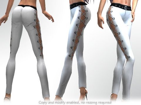 The White Leather Pants for Women 