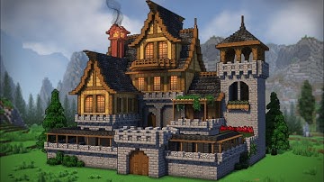 Minecraft: How To Build A Medieval Castle Base | Tutorial