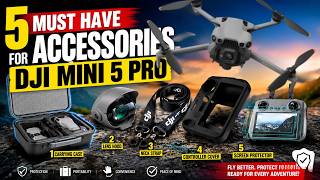 DJI Mini 5 Pro Must Have Accessories 🔥 Every Creator Should Own #djimini5pro #droneaccessories #dji