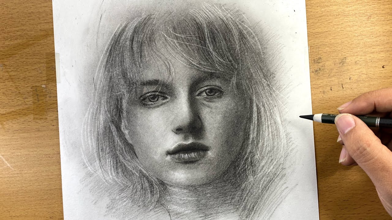 Beautiful realistic painting using pencil soft YouTube