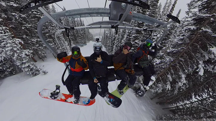 Vail Powder Day in The Back Bowls