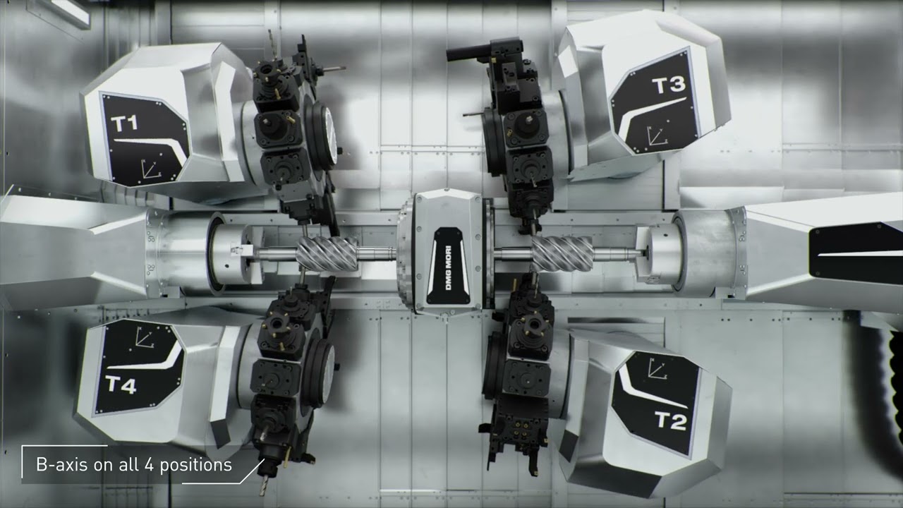 Equipped with up to 4 turrets ! Flexible, high-productivity