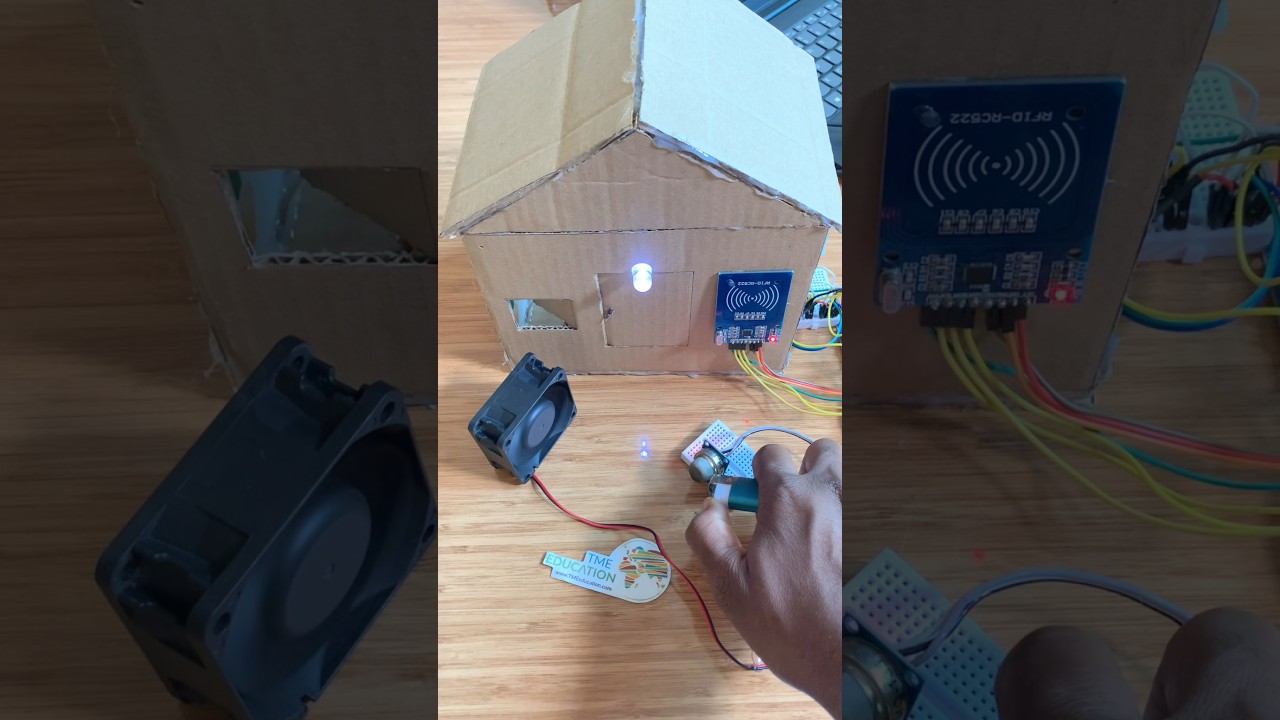 Smart Home Automation with ESP32 | Automatic Door & Window Control (Rain & Flood Detection) #diy