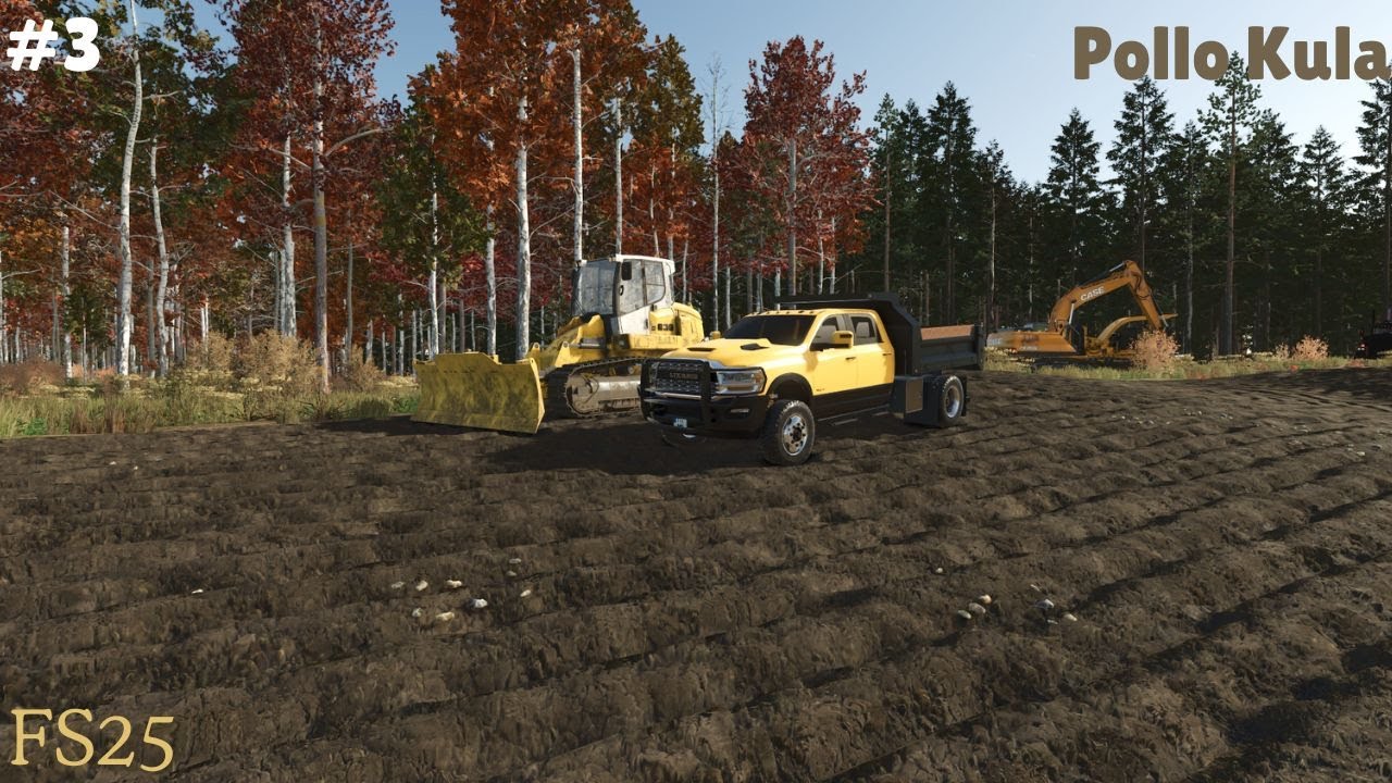 PUTTING THE LIEBHERR LR636 TO WORK!! Pollu Kula P3 FS25