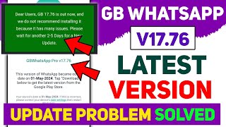 Gb Whatsapp 17.76 Update Kaise Kare|Gb WhatsApp Ko Update Kaise Karen 2024|Gb WhatsApp Update 17.76| screenshot 1