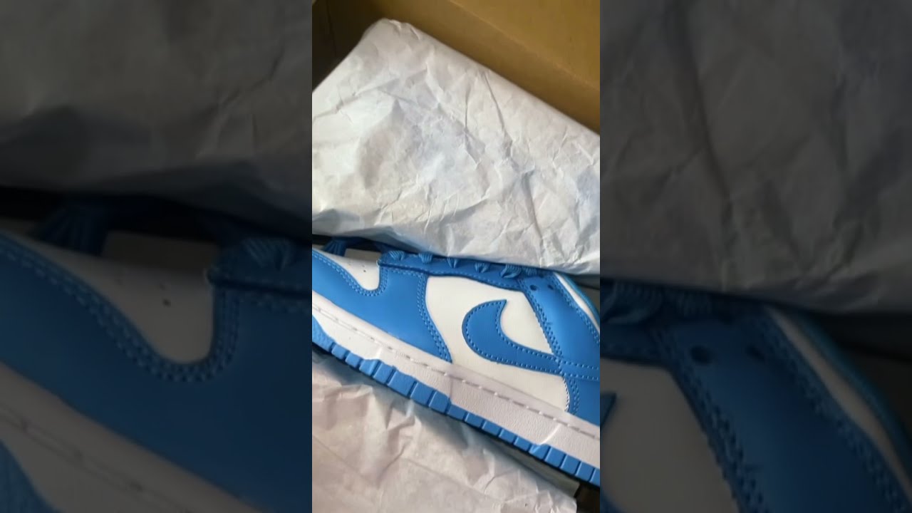 Nike Dunk Low UNC UNBOXING