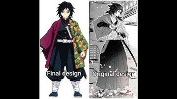 Demon slayer character original design V.S | final design which one you like | #sufii__edit
