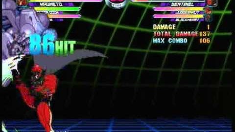 MvC2: Magneto/Storm/Doom 100% combos (2 meters)