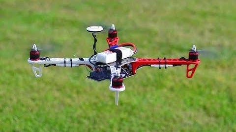 Quadcopter Apm 2.6 FIRST flight test loiter and gps hold