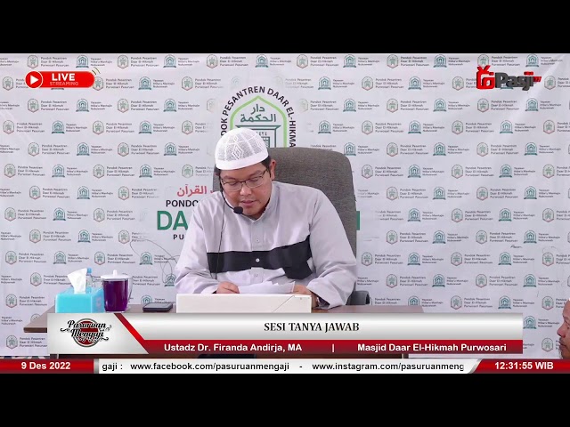 SESI TANYA JAWAB Bersama Ustadz Dr. Firanda Andirja, Lc. MA class=