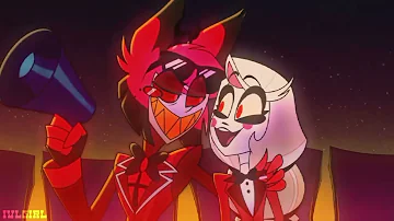 Charlie and Alastor|CHARLASTOR|The red means I love you