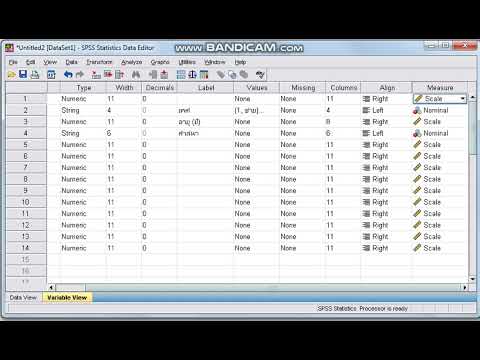 การนำข้อมูล Excel to SPSS 02