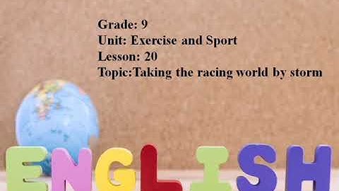 Excel 9. Module 2. Taking the Racing World by Storm