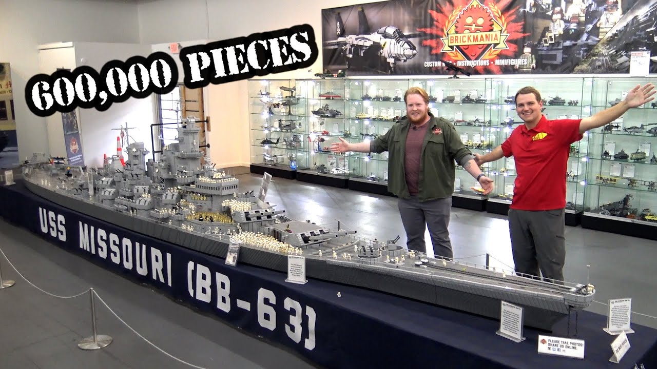 Huge LEGO WWII Battleship USS Missouri (2023 Update)