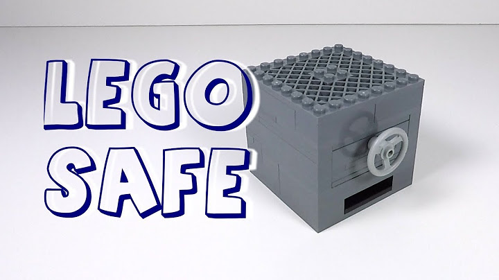 How to Make a LEGO Safe with Key Card - LEGO Safe Tutorial