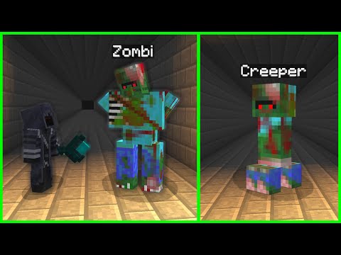 BÜYÜCÜ ZOMBİ KRALI CREEPER YAPTI! 😱 - Minecraft