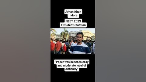 NEET 2023 Student Reaction | NEET Exam Review