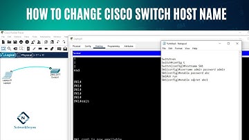 How to configure hostname and password | Configure hostname | CCNA | Networkforyou