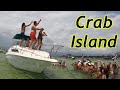 Visiting Crab Island in Destin Florida with The Legend