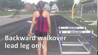 Backward walkover lead leg only