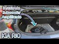 INSTALANDO SUBWOOFER AMPLIFICADO KIA RIO | Agus Vargas