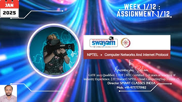 Computer Networks and Internet Protocol Quiz Week 1 Assignment 1 Ans NPTEL SWAYAM JANUARY APRIL 2025