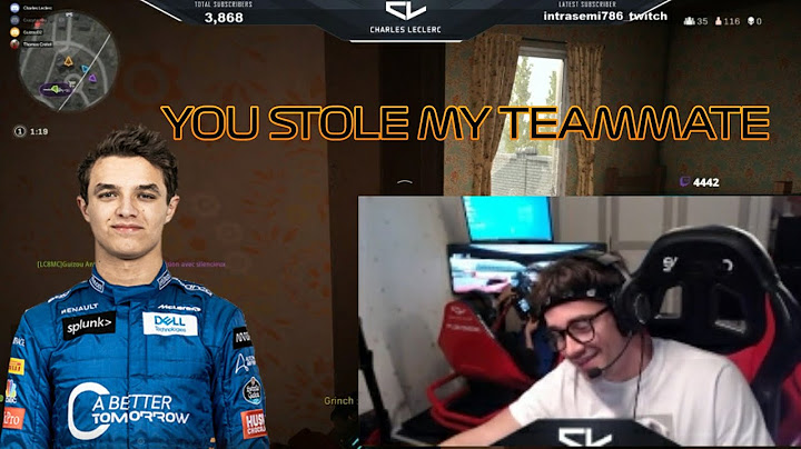 Lando Norris in Charles Leclerc Stream Chat after Sainz Switch to Ferrari
