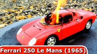 Burning my ferrari 250 le mans 1965 ...