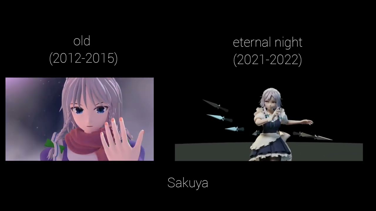 minusT's old & new animations comparison