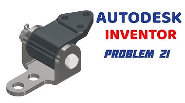 Autodesk inventor problem 21 in | Isometric view | Technical drawing | Engineering drawing