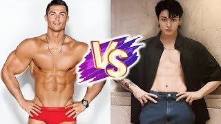 Jungkook (BTS) VS Cristiano Ronaldo Natural Transformation 🌟 2024 | From 0 To Now