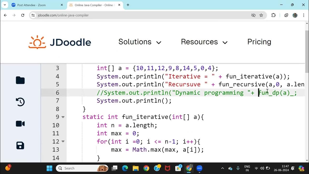 Iteration_Recursion_Dynamic programming - YouTube