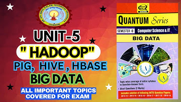 Big Data || Eenheid -5 || Toepassing op Big Data met PIG, HIVE, HBASE || AKTU || #btech #aktu