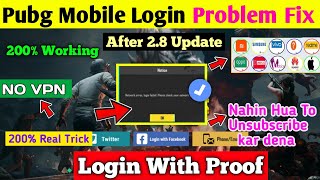 Pubg Mobile Login Problem | How To Login Pubg Mobile | Pubg Login Problem