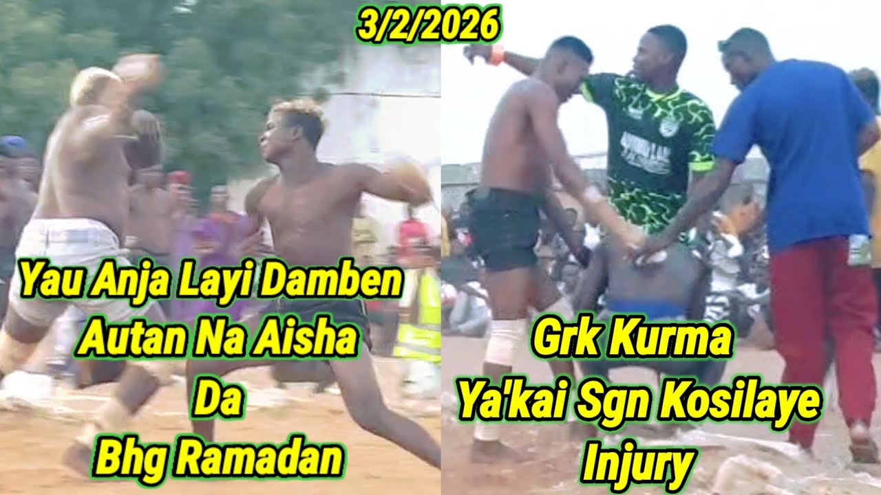 4/2/26 Grk Kurma ya'kai Kosilaye Injury, Anja Layi Damben Na Ramadan Da Na Aisha, Adamben Jihar Sok.