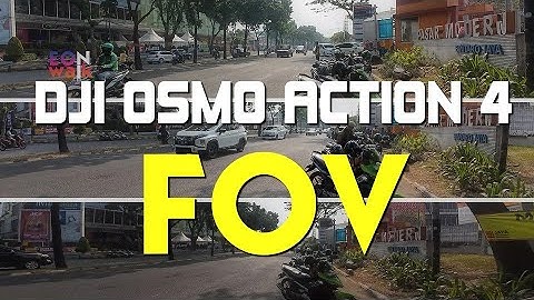 DJI OSMO ACTION 4 FOV WIDE ANGLE