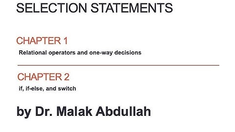 3- C++ CS101 Relational operators and one-way decisions