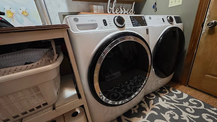 GE Smart Front Load Washer and Gas Dryer | Controls Guide and #review  | GFW550SSNWW, GFR0728SNWW