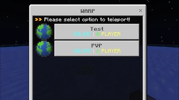 DOWNLOAD | PM4 & PM5 | WARP UI | PocketMine | Plugin Free