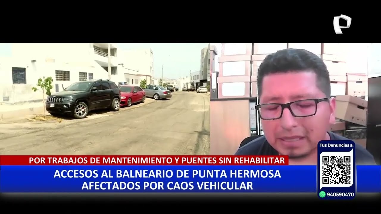 Accesos a balneario de Punta Hermosa afectados por caos vehicular