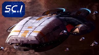 JUPITER BATTLESTAR | The OG gun brick protecting mankind : Battlestar Galactica lore