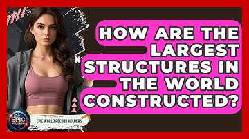 How Are the Largest Structures in the World Constructed? - Epic World Record Holders