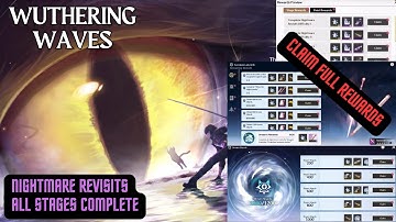 Event Somnium Labyrinth: Nightmare Revisits TRIAL CHARACTERS ONLY! & ALL REWARDS! | Wuthering 1.4