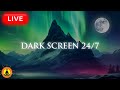 🔴 Relaxing Dark Screen Music, Sleeping Music, Stress Relief Music, Meditation Music, Nature Music