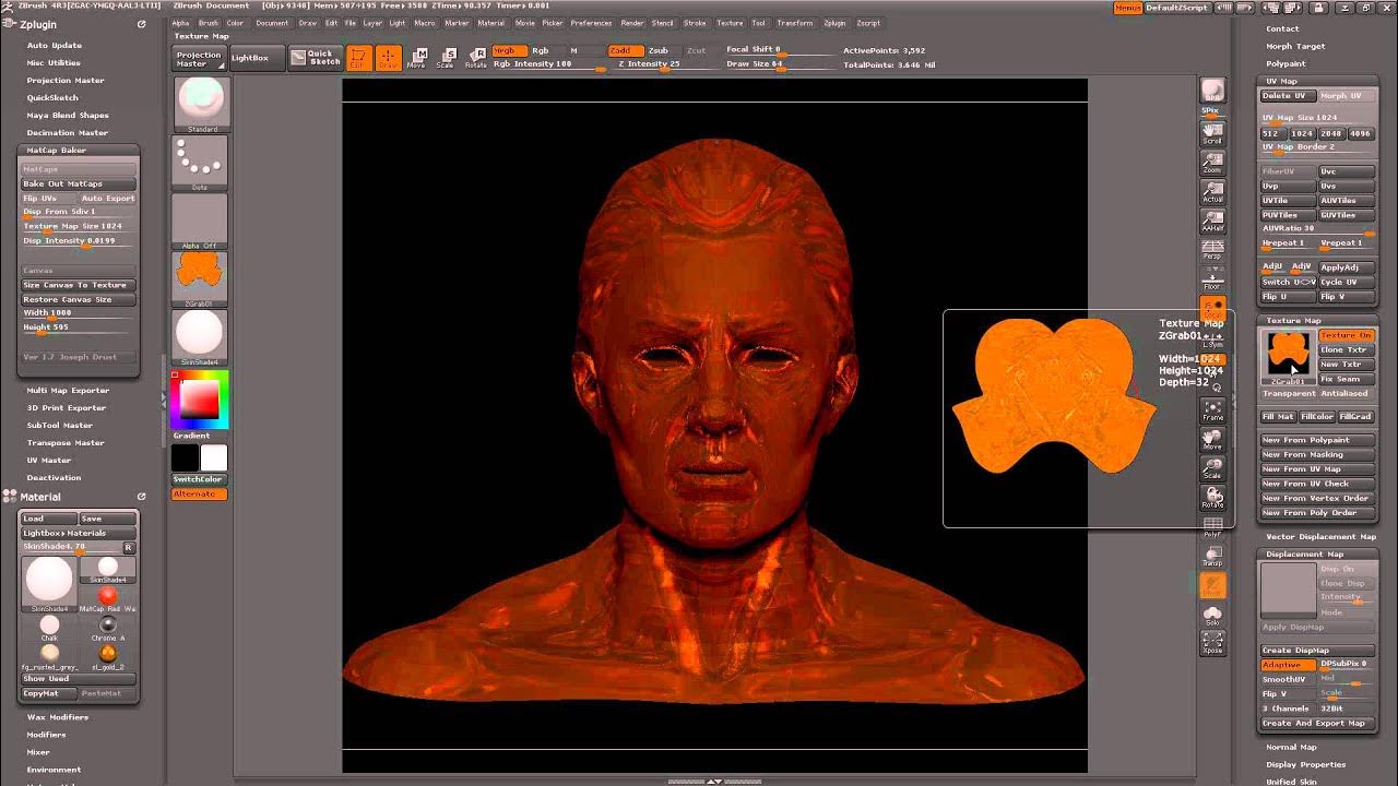 Zbrush plugins. Zbrush matcap. zbrush matcaps. gold matcap. matcap chrome.
