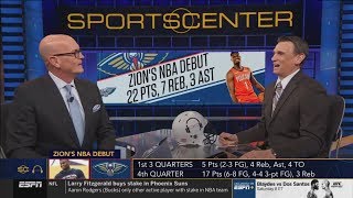 Tim Legler reacts to Zion Williamson shines in debut with barrage, Pelicans lose to Spurs 121-117