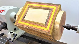 Amazing Wood Turning Techniques   Crazy And Unique Ideas Of A Carpenter On A Wood Lathe