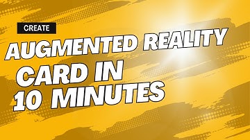 Augmented Reality || AR CARD  ||  How to make an AR video player app for Android.