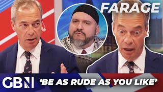 RUDE | Nigel Farage claps back at Muslim debater in clash comparing Palestine to fox-hunting